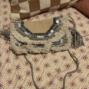 Bohemian Beige and Gray Women’s Bag